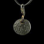 Oud-Grieks Gouden amulet met Zeus