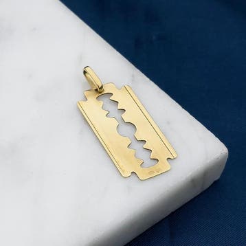 Gouden hanger Lame de Rasoir van Dinh Van (Hanger of bedel), Ophalen of Verzenden, Gebruikt, Goud, Overige merken