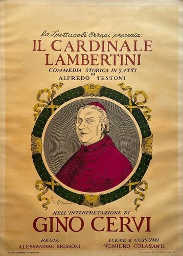 Paolo Garretto - Il Cardinale Lambertini - GINO CERVI -