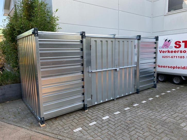 Demontabele opslagcontainer Zelfbouwcontainer Materiaal, Tuin en Terras, Bergingen en Tuinkasten, Nieuw
