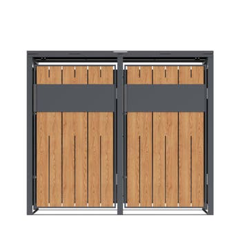 Kliko Omvouw Staal | 2 Deuren Houtlook | Nu in Actie, Ophalen of Verzenden, Nieuw, Metaal, Containerberging