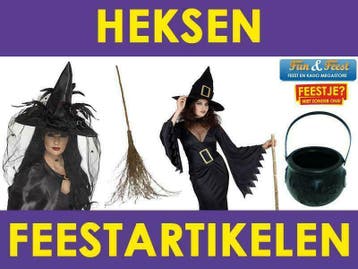 Mega aanbod heksen feestartikelen - Heks kostuums en kleding, Verzenden, Nieuw