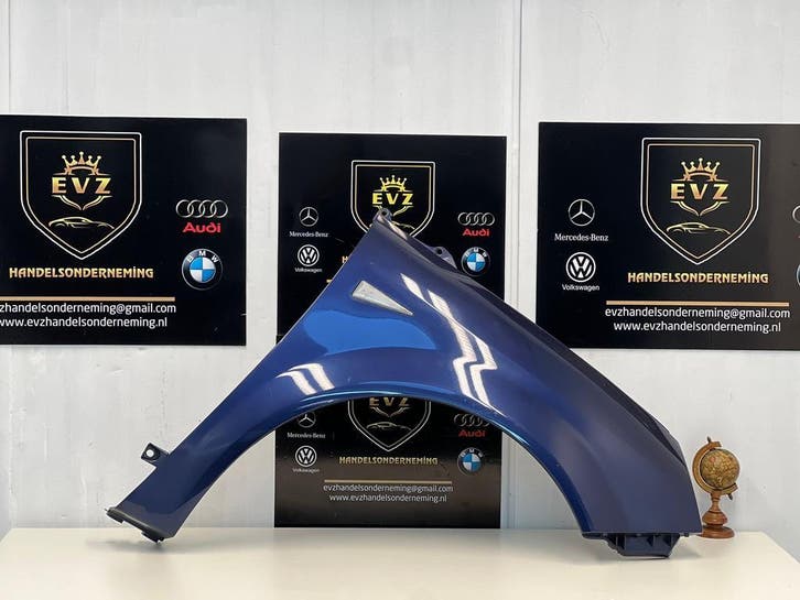 Renault Scenic 2 scherm rechts voor bj.2003 tot 2009 blauw, Auto-onderdelen, Carrosserie en Plaatwerk, Gebruikt, Renault, Voor