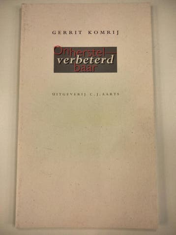 Onherstelbaar verbeterd / Poeziepocket / 10 - Gerrit Komrij, Boeken, Verzenden, Gelezen, Gerrit Komrij