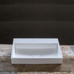 Fontein Crosstone Solid Surface Rechthoek 38x24x7 cm Mat Wit, Ophalen of Verzenden, Nieuw