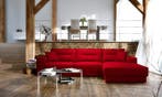 Loungebank Venray - loungebanken - Rood, Nieuw, 150 cm of meer, Stof, 250 tot 300 cm