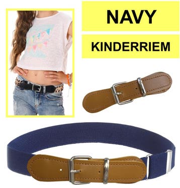 Fako Fashion - Kinderriem Elastisch Oval - Elastische Riem, Kleding | Dames, Riemen en Ceinturen, Verzenden, Nieuw