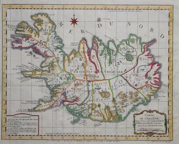 IJsland - IJsland; Bellin - Carte de LIslande - 1751-1760, Boeken, Nieuw