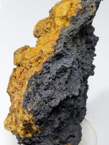 Jarosit met mangaan, zeldzaam specimen uit de mijnen van, Verzamelen