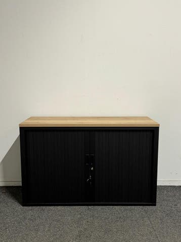 Nieuwe Roldeurkast V Serie - NIEUW - 74x120x43 - Zwart met z, Werkplek, Ophalen of Verzenden, Gebruikt, Kast