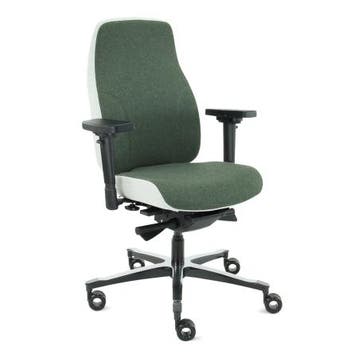 (MDK-107423) Therapod&reg; X2 bureaustoel - olijfgroen/grijs, Ophalen of Verzenden, In hoogte verstelbaar, Nieuw
