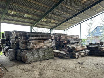 Grote partij | schaaldelen | 150 m3, Doe-het-zelf en Verbouw, Hout en Planken, Eiken, Overige typen, Nieuw, Ophalen of Verzenden