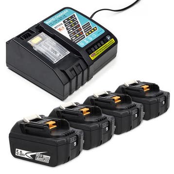 Startset: 4x Makita BL1850B / 18V LXT, 123accu huismerk, Verzenden, Nieuw