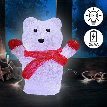 LED Kerstversiering IJsbeer (Kerst artikelen, Interieur), Diversen, Verzenden, Nieuw