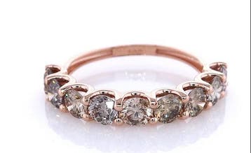 Zonder minimumprijs - Ring - 14 karaat Roségoud - 1.83ct., Nieuw
