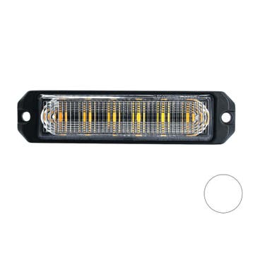 LED flitser 6-voudig ultra flat Wit, Ophalen of Verzenden, Nieuw