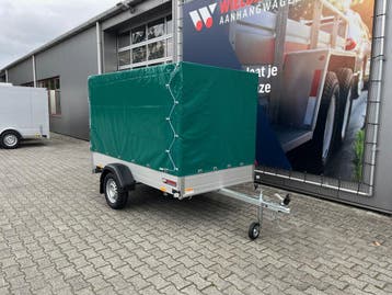 Saris enkelasser met huif | 255x133x150 cm - 750 kg, Nieuw