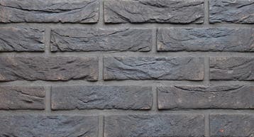 art 8219A handvorm zwart grijsblauw waalformaat gevelstenen, Nieuw