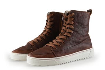 Hub Footwear Hoge sneakers in maat 41 Cognac, Kleding | Dames, Schoenen, Overige kleuren, Verzenden, Hub Footwear, Sneakers of Gympen