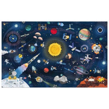 Djeco puzzel ruimte 200 stukjes met van €16,99 voor €8,50, Ophalen of Verzenden, Nieuw