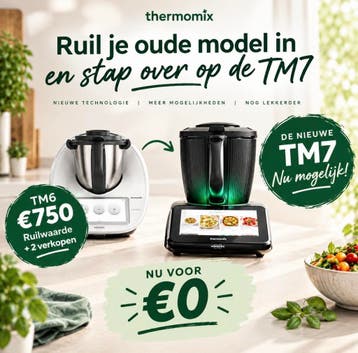 Thermomix Advisor NL/EN/PL Przedstawiciel TM, Verzenden, Nieuw, 3 snelheden of meer, 2 tot 3 liter