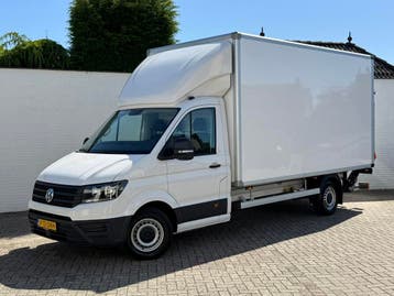 Volkswagen Crafter 35 2.0 TDI L4 Bakwagen+laadklep Cruise Ai, Stof, Gebruikt, Volkswagen, Wit