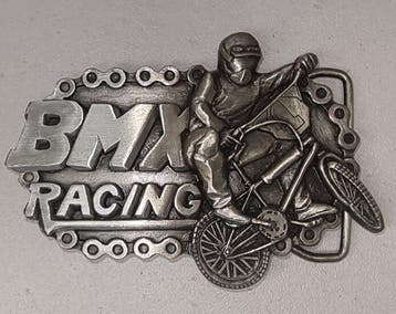 Vintage BMX Racing as kleurige Riem Gesp/Buckle, Kleding | Heren, Riemen en Ceinturen, Verzenden, Nieuw