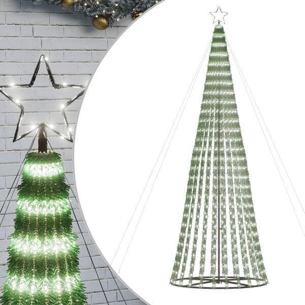 Verlichte kerstboom 300cm | retourdeal 78% korting, Diversen, Kerst, Zo goed als nieuw, Ophalen of Verzenden