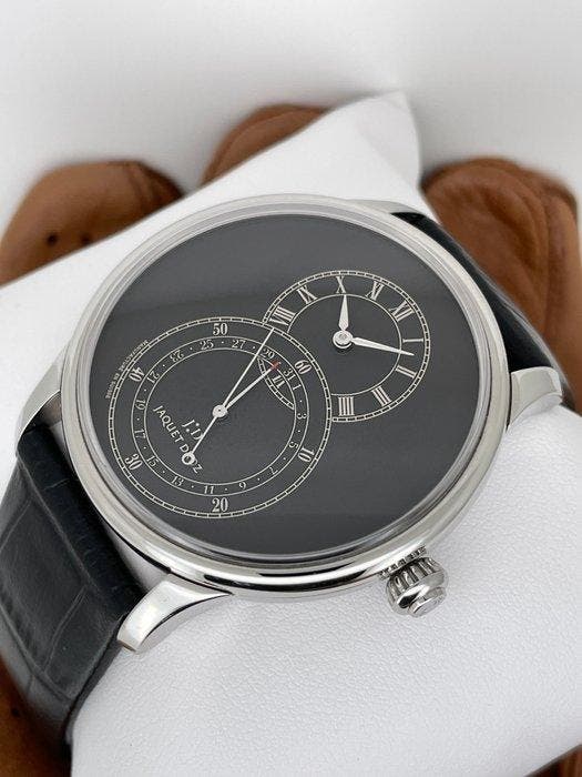 Jaquet-Droz - Grande Seconde Quantieme Black Tech -, Sieraden, Tassen en Uiterlijk, Horloges | Heren