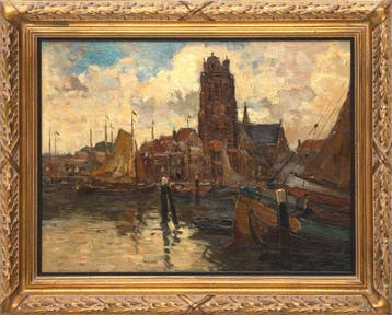 Ben Viegers (1886-1947), De nieuwe havente Dordrecht