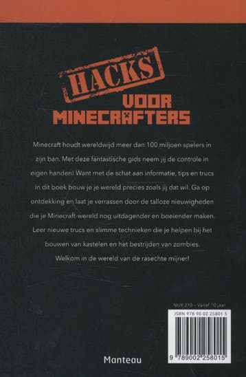 Hacks voor minecrafters / Minecraft 9789002258015, Verzenden, Zo goed als nieuw, Morgan Miller