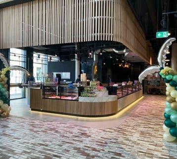 Visvitrine viskoeltoonbank koeling winkelinrichting, Vis