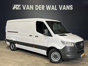Zakelijke Lease |  Mercedes-Benz Sprinter 315 CDI 150pk L2H1, Stof, Gebruikt, Wit, Mercedes-Benz