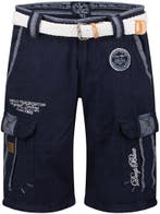 Canadian Peak Heren Bermuda Met Riem Pailletteak Navy, Verzenden, Nieuw, Blauw