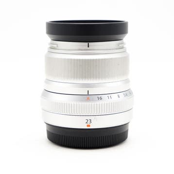 Fujifilm XF 23mm F2.0 R WR X-Mount Zilver (Occasion), Fujifilm, Fujifilm X-mount, Groothoeklens, Ophalen of Verzenden