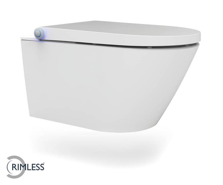Vesta-Comfort Rimless wand douche-WC wit, Doe-het-zelf en Verbouw, Sanitair, Nieuw, Verzenden