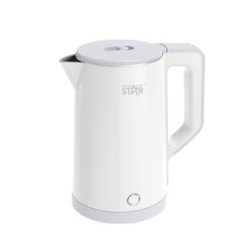 Winning Star St-6007-l Waterkoker 1.8 Liter Wit, Ophalen of Verzenden, Nieuw