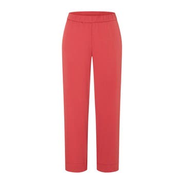 MAC • rode wijde broek Steffi • 36, Kleding | Dames, Verzenden, MAC, Nieuw, Maat 36 (S)