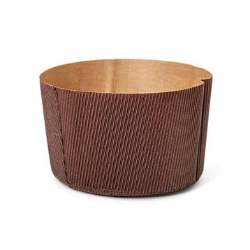 Canasta/Panettone Bakvorm Ø13x9,5(h)cm 25 stuks, Verzenden, Nieuw