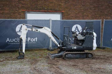 Veiling: Minigraver Bobcat E16 Diesel 10.2kW 2013, Ophalen, Graafmachine