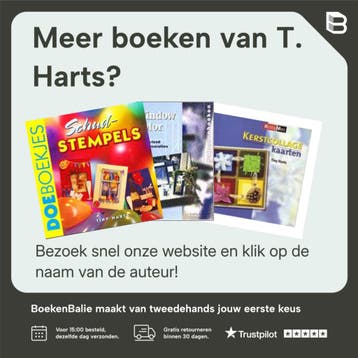 Borduren op kaarten / Patronenboeken - T. Harts, Verzenden, Zo goed als nieuw, T. Harts