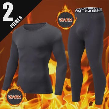 Heren Thermo Ondergoed Set - Winter Sport & Casual Basislaag, Verzenden