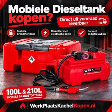 Dieseltank 100L / 210L met 12V pomp | WPKK PRO, Ophalen of Verzenden, Overige