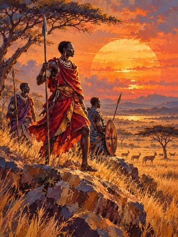 Shayer - Sons of the Red Earth - XL - 60x80cm – 1/1 Limited