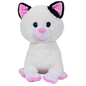 Pluche gevlekte kat knuffel - 30 cm - dierenknuffel, Verzenden, Nieuw