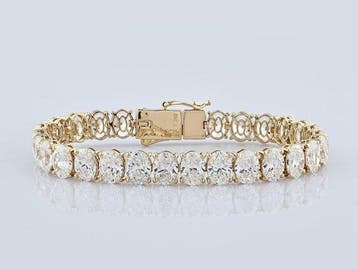 Armband - 14 karaat Geel goud - 30.65ct. tw. Diamant, Nieuw