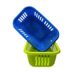 HL Wasmanden Set - 30L Blauw & Groen - Kunststof - 2 stuks, Ophalen of Verzenden, Nieuw