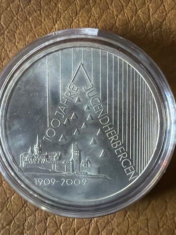 Duitsland. 10 Euro 2009 Jugendherbergen 18g (.925) (Zonder