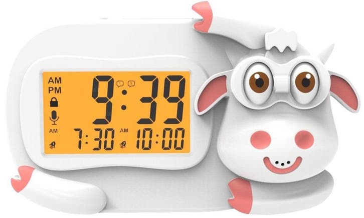 Eco Toys Koe Wit Digitale Kinderwekker Slaaptrainer, Kinderen en Baby's, Kinderkamer | Inrichting en Decoratie, Nieuw, Verzenden