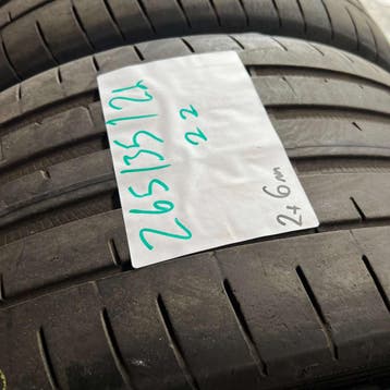 2 x Goodyear 265-35-21 Zomerbanden 6mm, Gebruikt, 265 mm, Band(en), Personenwagen